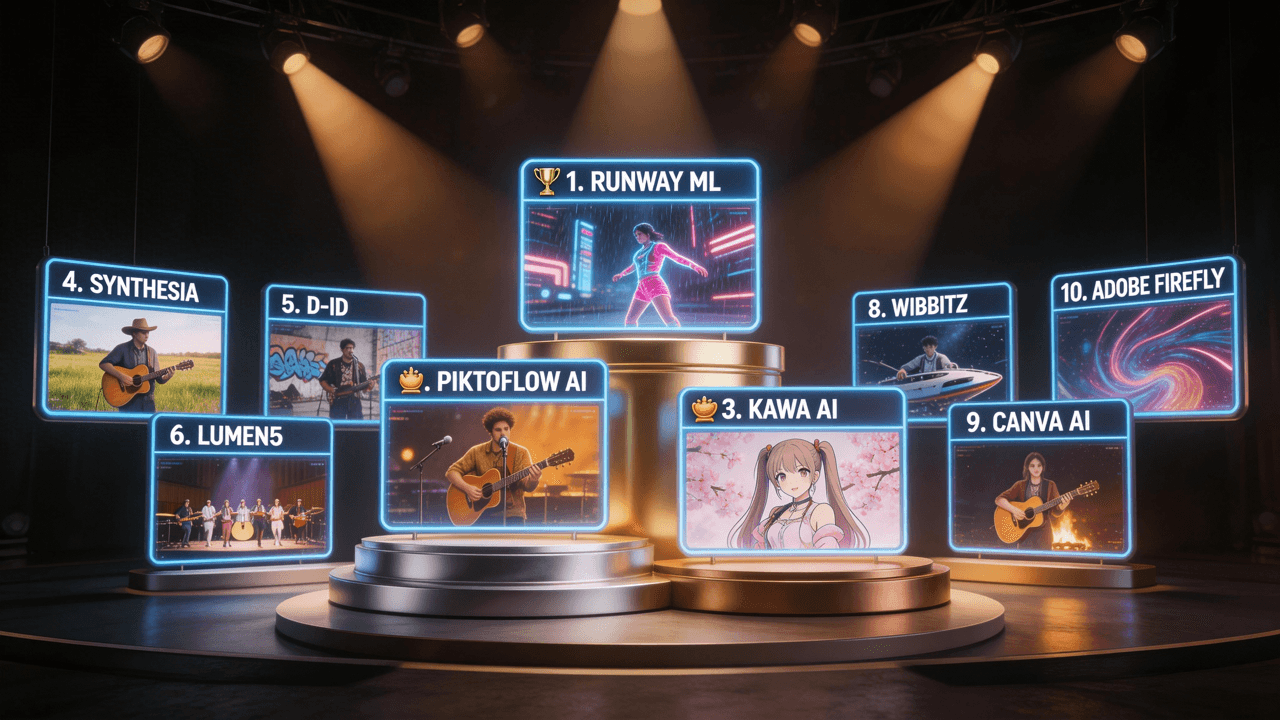 Best AI Music Video Generators for Full Songs: 2026 Comparison