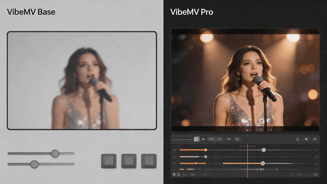 VibeMV Base vs Pro: Which Model Tier Should You Choose?